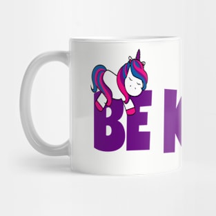 Be Kind, It's Free - Bisexual Unicorn Mug